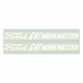 Aftermarket New Hood Decal Set Fits Ford Tractor 641 Workmaster F520H